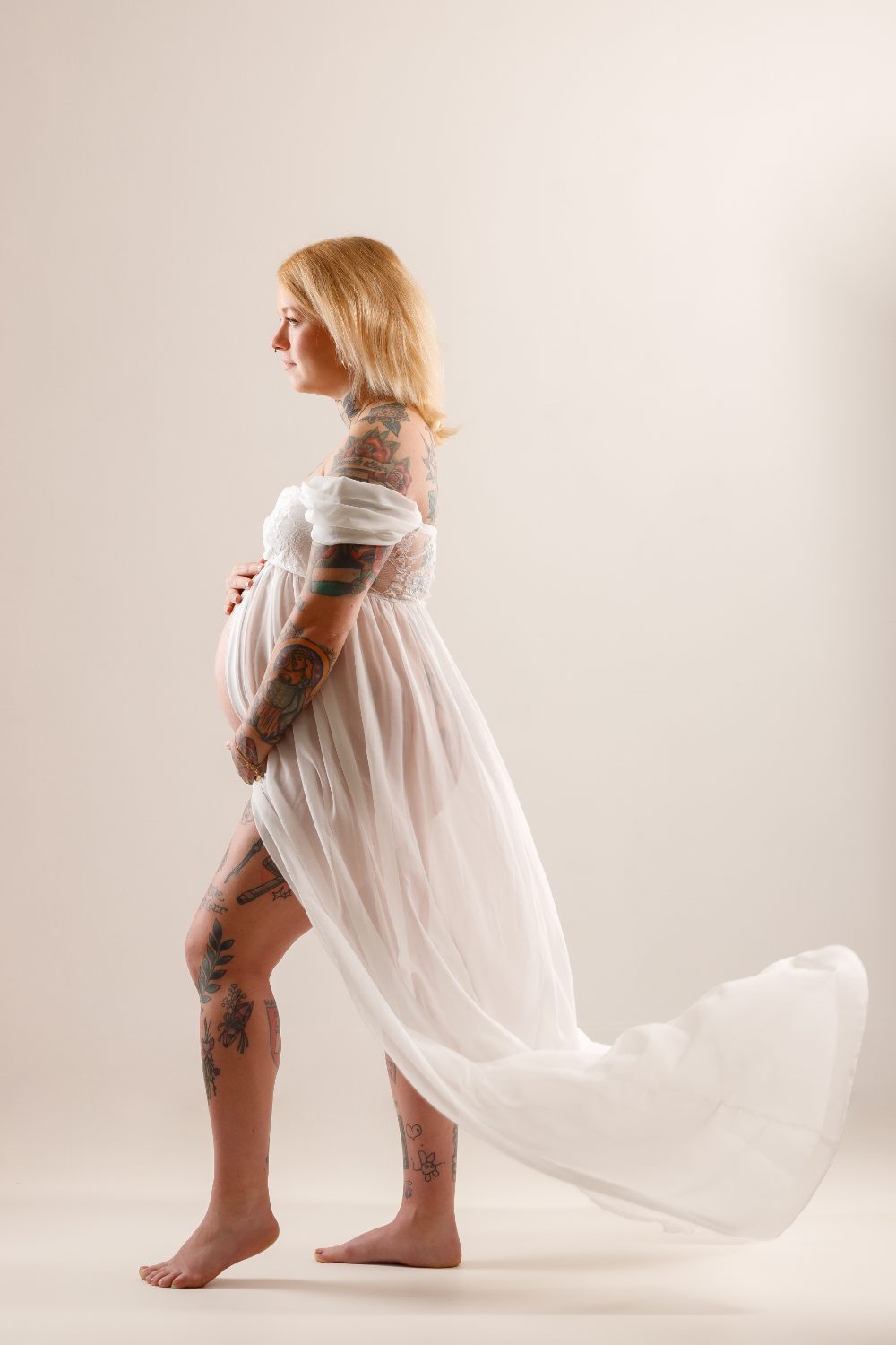 Babybauch-Shooting Hannover – stimmungsvolles Schwangerschaftsportrait