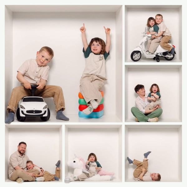 Box-Shooting Hannover – Familien-Collage